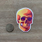 Sunset Skull Sticker